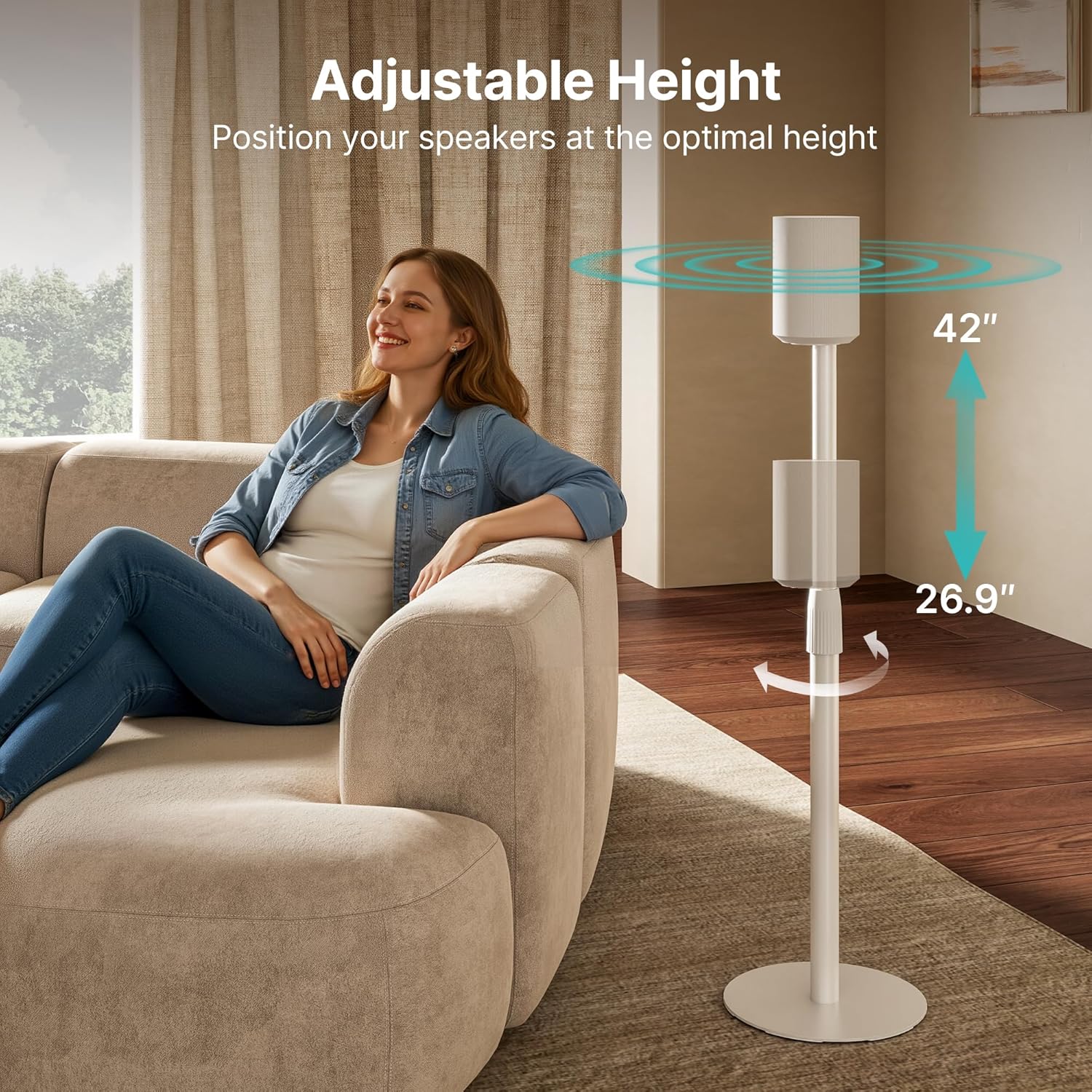 Speaker Stands Pair for Sonos Era 100 and Era 300-004