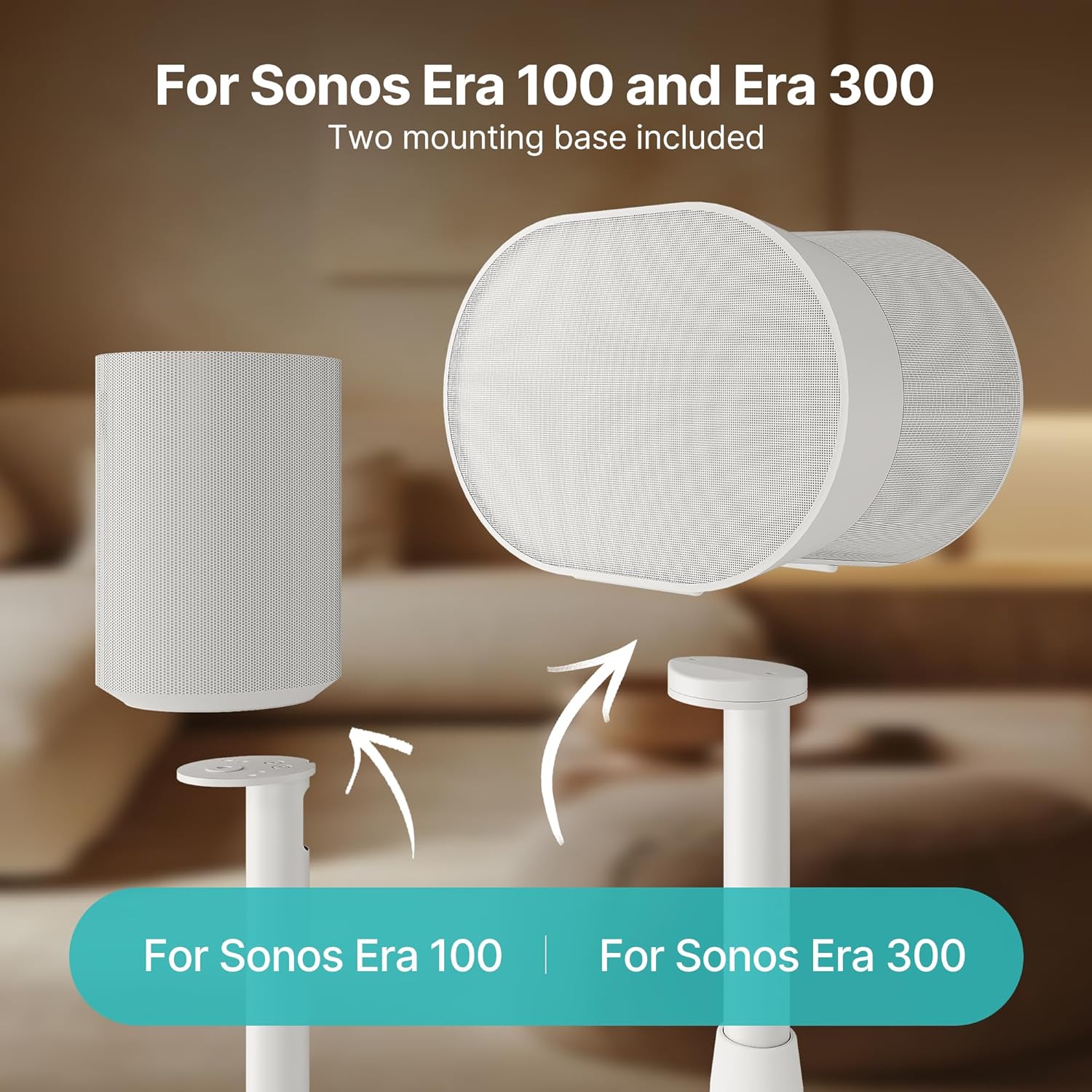 Speaker Stands Pair for Sonos Era 100 and Era 300-006