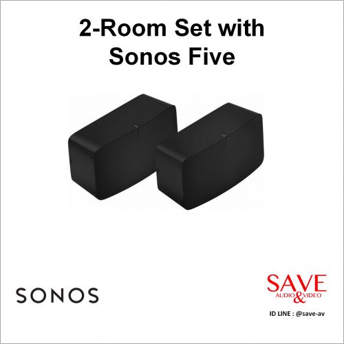 Sonos Thailand 2-Room Set with Sonos Five