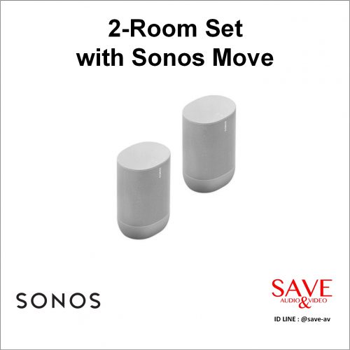 Sonos Thailand 2-Room Set with Sonos Move