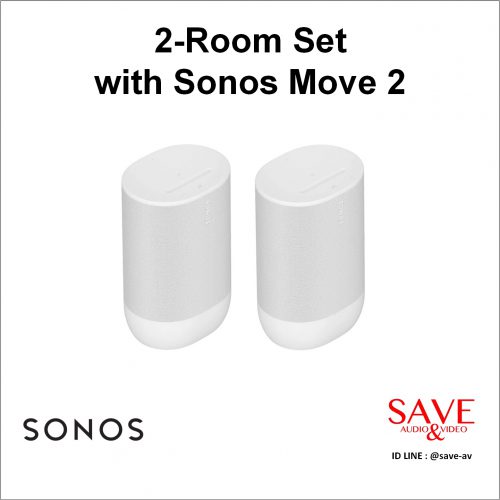 Sonos Thailand 2-Room Set with Sonos Move2