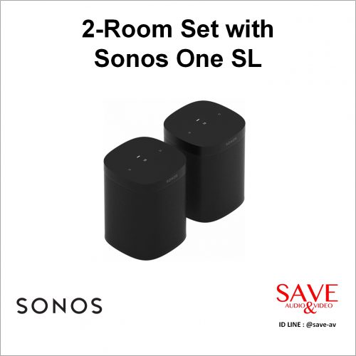 Sonos Thailand 2-Room Set with Sonos One SL