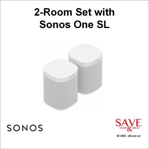 Sonos Thailand 2-Room Set with Sonos One SL