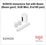 Sonos Thailand SONOS Immersive Set with Beam (Beam gen2, SUB Mini, Era100 pair)