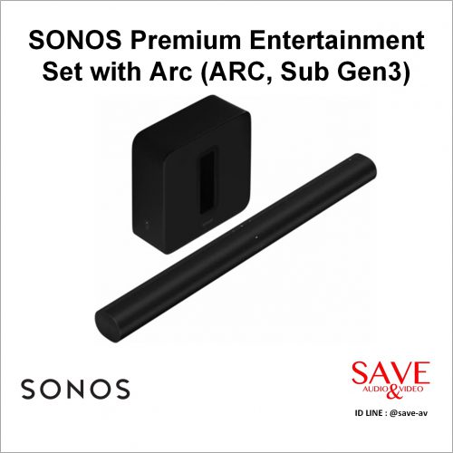 Sonos Thailand SONOS Premium Entertainment Set with Arc (ARC, Sub Gen3)