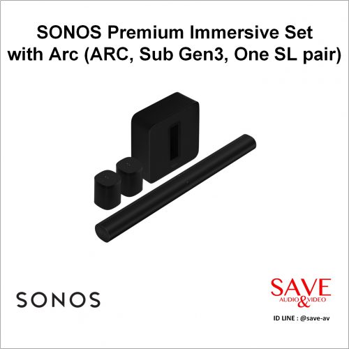 Sonos Thailand SONOS Premium Immersive Set with Arc (ARC, Sub Gen3, One SL pair)