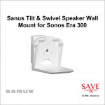 Sanus Tilt & Swivel Speaker Wall Mount for Sonos Era 300-w