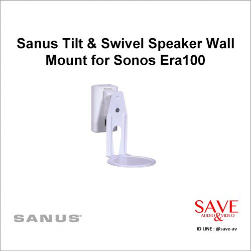 Sanus Tilt & Swivel Speaker Wall Mount for Sonos Era100-w