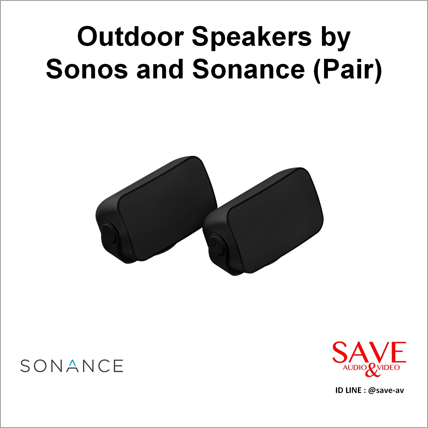 Outdoor Speakers by Sonos and Sonance (Pair) B